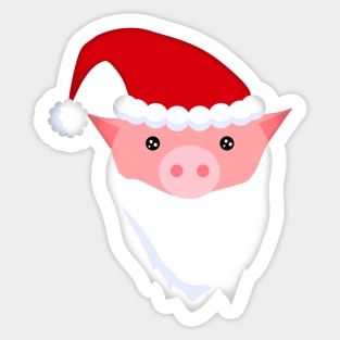 Christmas pig Sticker